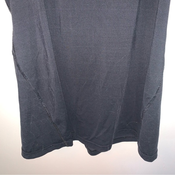 Lululemon Athletica Black Fitted Sleeveless Tank Top Mesh 8 - Picture 6 of 6